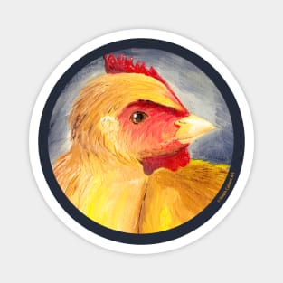 Cool Rooster - backyard chickens gift for the farmer Magnet