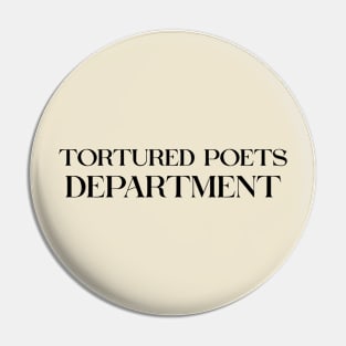 Tortured Poets Department Pin