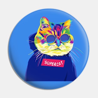 Supercat colorful Pin