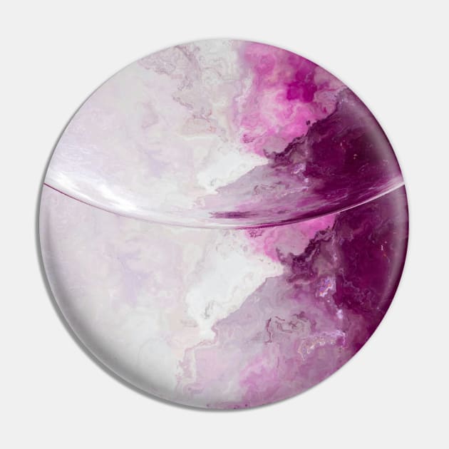 July Birthstone Ruby Crystal Pin by Moon Art