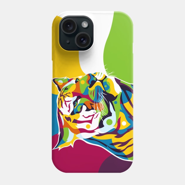 The King Tiger Phone Case by wpaprint