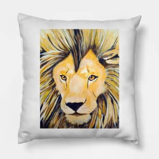 Lion - Acrylic Painting Pillow
