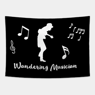 Wandering Musician Tapestry