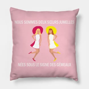 Les Jumelles Pillow