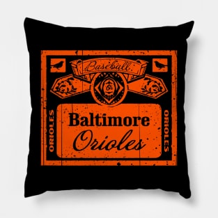 Vintage Baltimore Beer Pillow