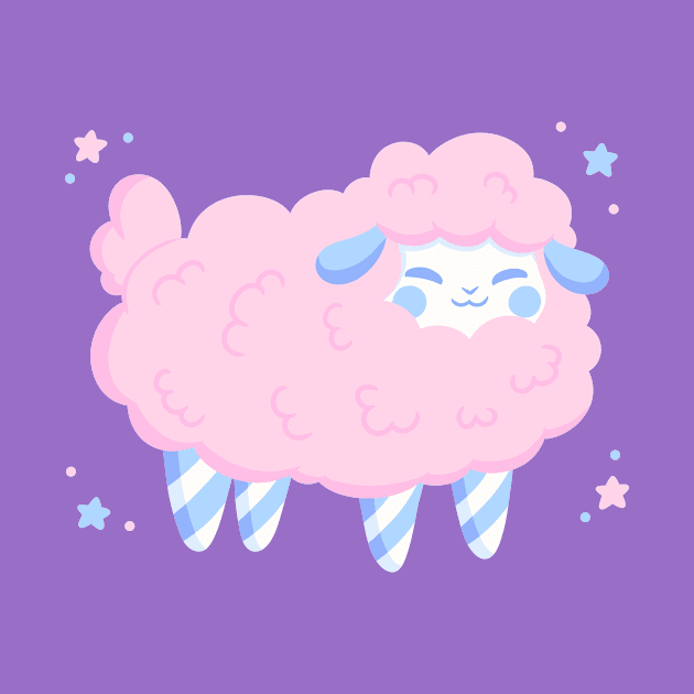 Cotton Candy Sheep by KammyBale