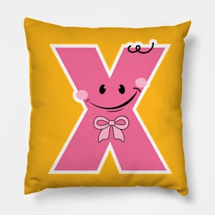 Playful Kids' Letter X - Creative & Funny Alphabet Gift for Exploration Pillow