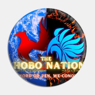 Hobo Nation - Phoenix and Fox Logo Pin