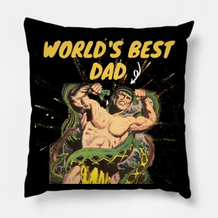 World's Best Dad | Best Fathers Day Gift. Pillow