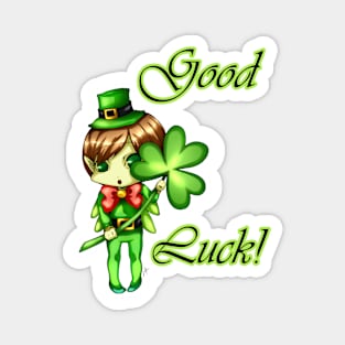 Leppy Good Luck! Magnet