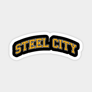 Pittsburgh 'The Burgh' Steel City Baseball Fan Shirt Magnet