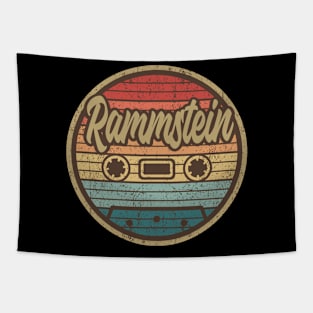 rammstein cassette retro circle Tapestry