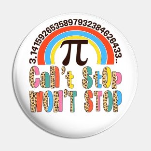 Pi Day Can't Stop Won't Stop Pin