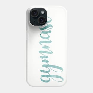 Gymnast Calligraphy Phone Case