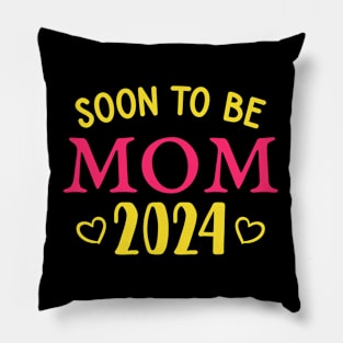 Soon To Be Mom 2024 First Mothers Day Pillow