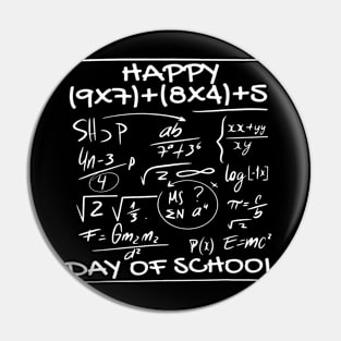 100Th Day Of School Math Teachers Kids Child Happy 100 Days Pin