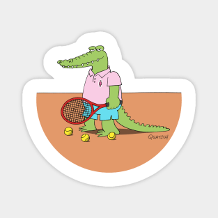 Tennis Crocodile Magnet