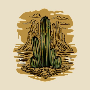 Cactus in the desert T-Shirt