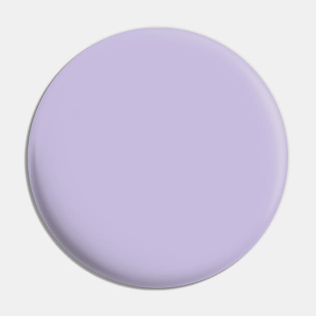 Solid Lilac Light Purple  Monochrome Minimal Design Pin by HiddenPuppets