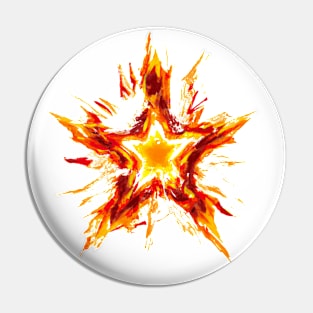 Burning Star Pin