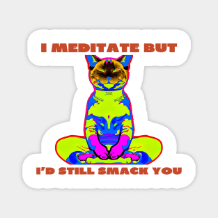 I meditate but i'd still smack you Magnet