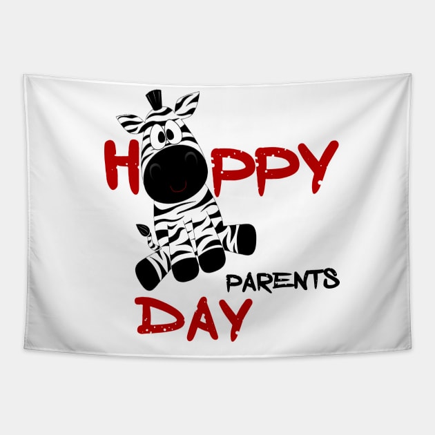 Happy Parents Day Tapestry by Otaka-Design