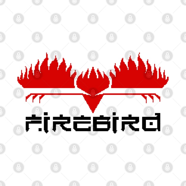 Firebird Software Retro Games Logo Pixellated by Meta Cortex