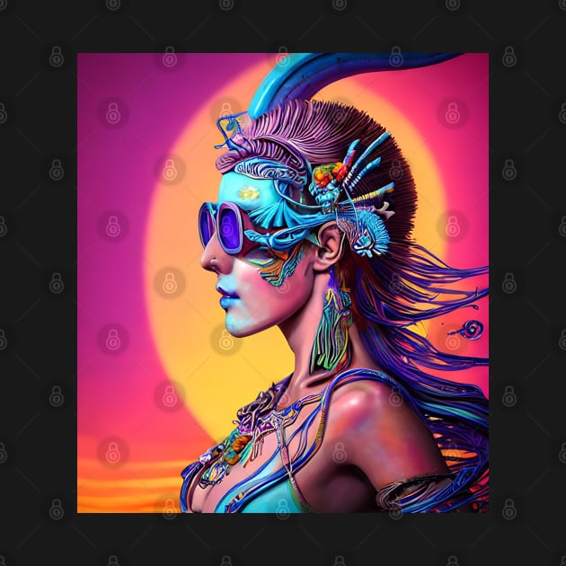 SURREAL RAVE GIRL by EBAN