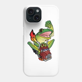 Trucker Frog Phone Case