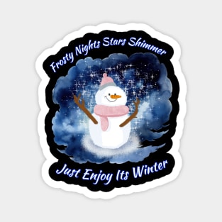 Snowman Winter Wonderland Magnet