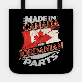 Made In Canada With Jordanian Parts - Gift for Jordanian From Jordan Tote