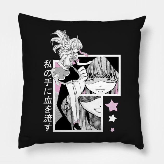 Majo No Tabitabi ''JOURNEY'' V1 Pillow by riventis66