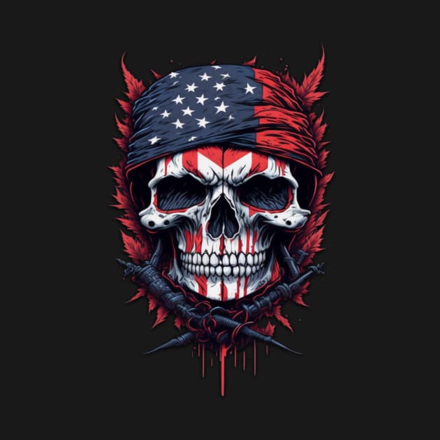 USA Skull by PMORG