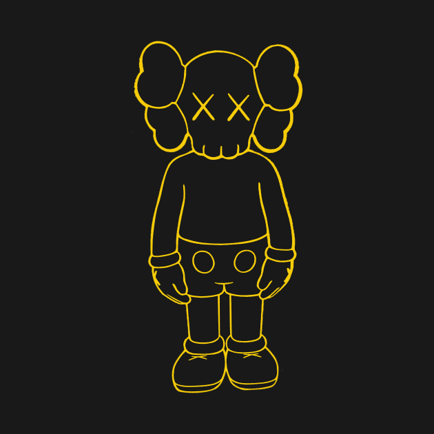 kaws line by masihtitikterluka