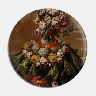 Anthropomorphic Depictions of the Four Seasons 2 by Follower Of Giuseppe Arcimboldo Pin