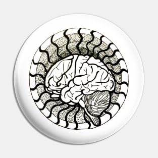 Brain Wave Pin