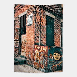 Brooklyn Graffiti Dumbo NYC Tapestry