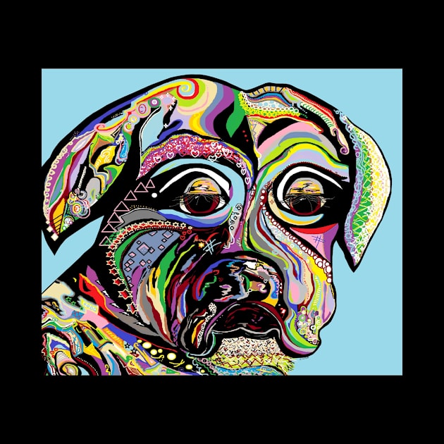 Colorful Boxer by EloiseART