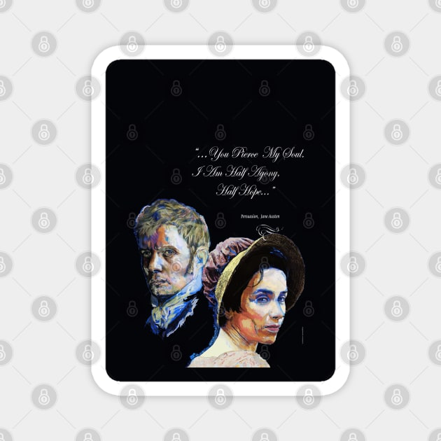 Jane Austen - Persuasion - 2 Magnet by FanitsaArt