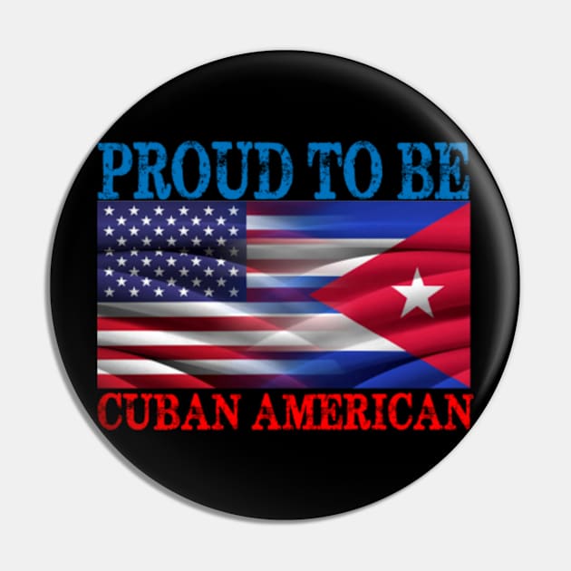 Proud to be Cuban American Pin by Kardio