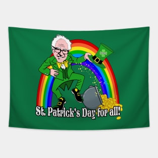 Bernie Sanders 2020 St. Patrick's Day for All Tapestry