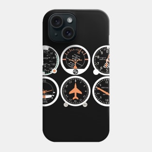 Basic Six Flight Instruments Phone Case