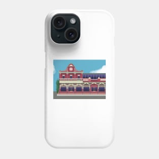 Queen Street Berry Red Building Historic Architecture Phone Case