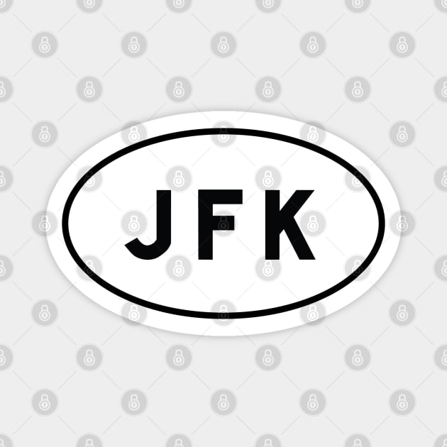 JFK - John F. Kennedy International Airport Magnet by Vidision Avgeek