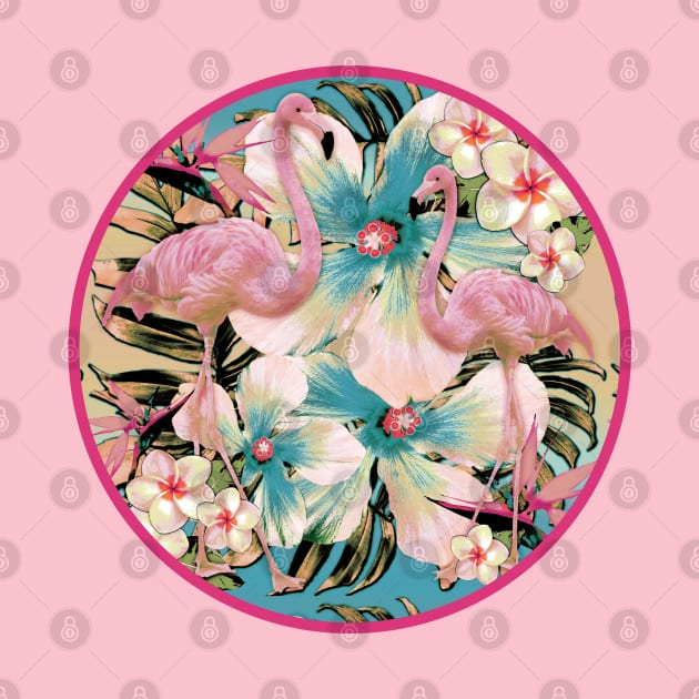 Aloha Flamingos by Nina May Design Studio