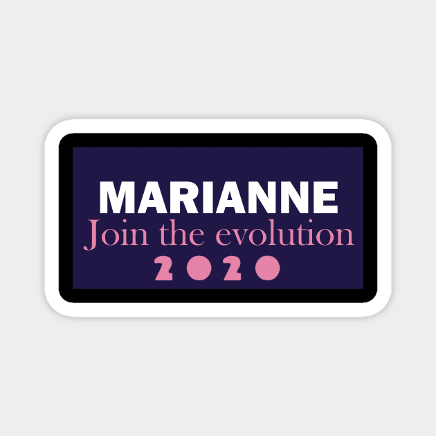 marianne williamson join the evolution Magnet by Yaman