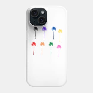 colorful palm tree design Phone Case