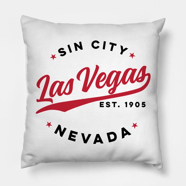 Sin City Las Vegas Nevada Pillow by DetourShirts