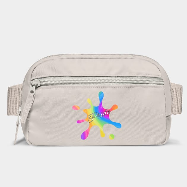 Pride Rainbow Paint Splatter by Luxinda