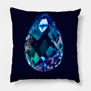 Cristal sapphire tear drop Pillow